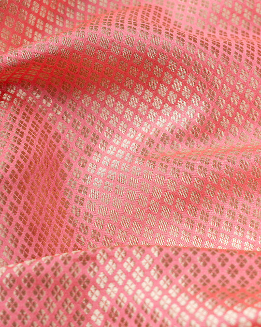 Deep Pink Handwoven Banarasi Silk Saree