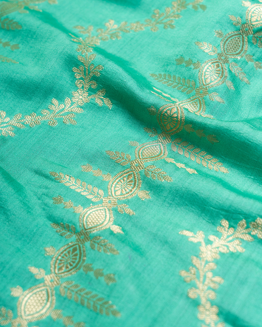 Mint Green Handwoven Zari Banarasi Silk Saree