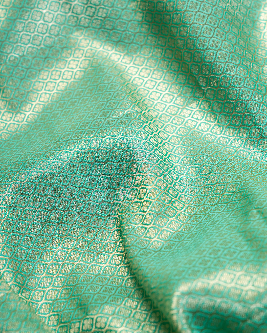 Mint Green Handwoven Zari Banarasi Silk Saree