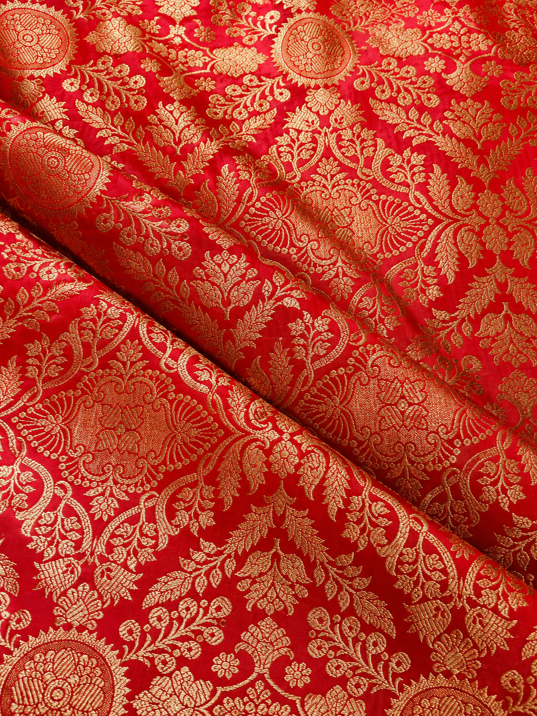 Red Pure Katan Silk Blouse - Customisable