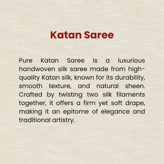 Royal Deep Blue Pure Katan Silk Saree Embellished with Artistic Detailing Intricate Motifs Floral Patterns