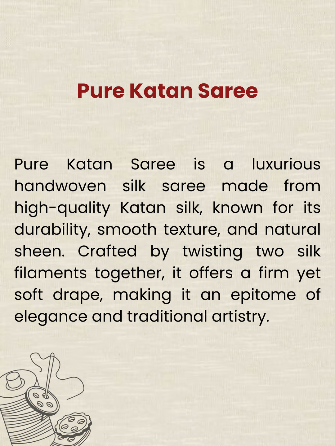 Zardozi Hand - Embroidered Pure Katan Saree - katansi