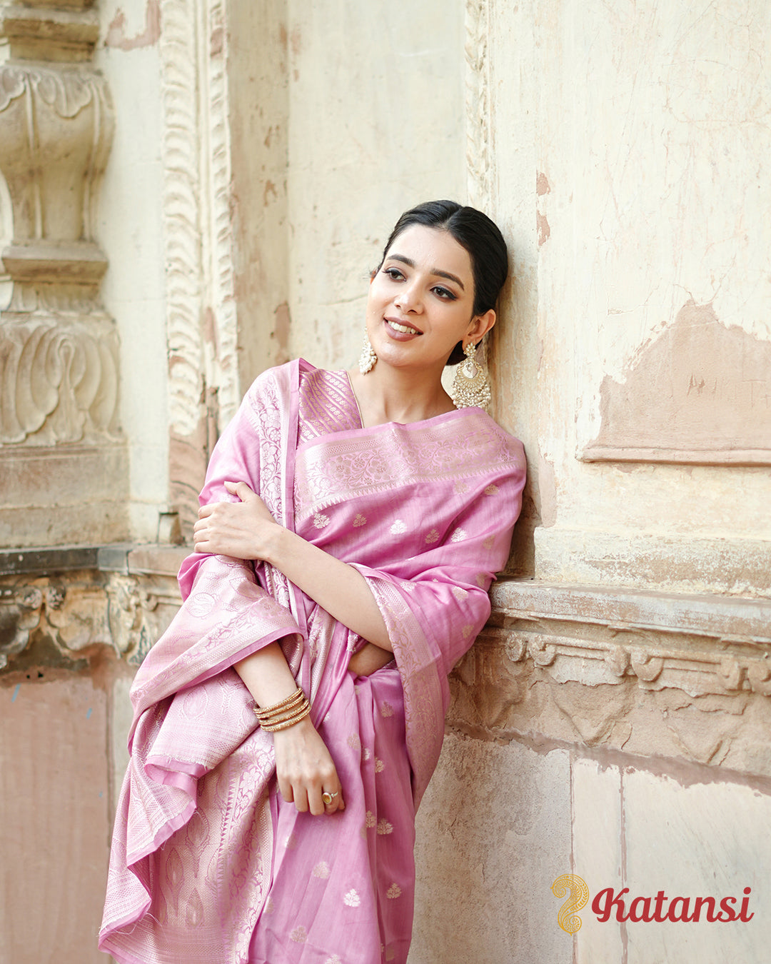 Luminous Pink Prestige Magnificent Sovereign Grace Grandeur Pure Sooti Cotton Saree