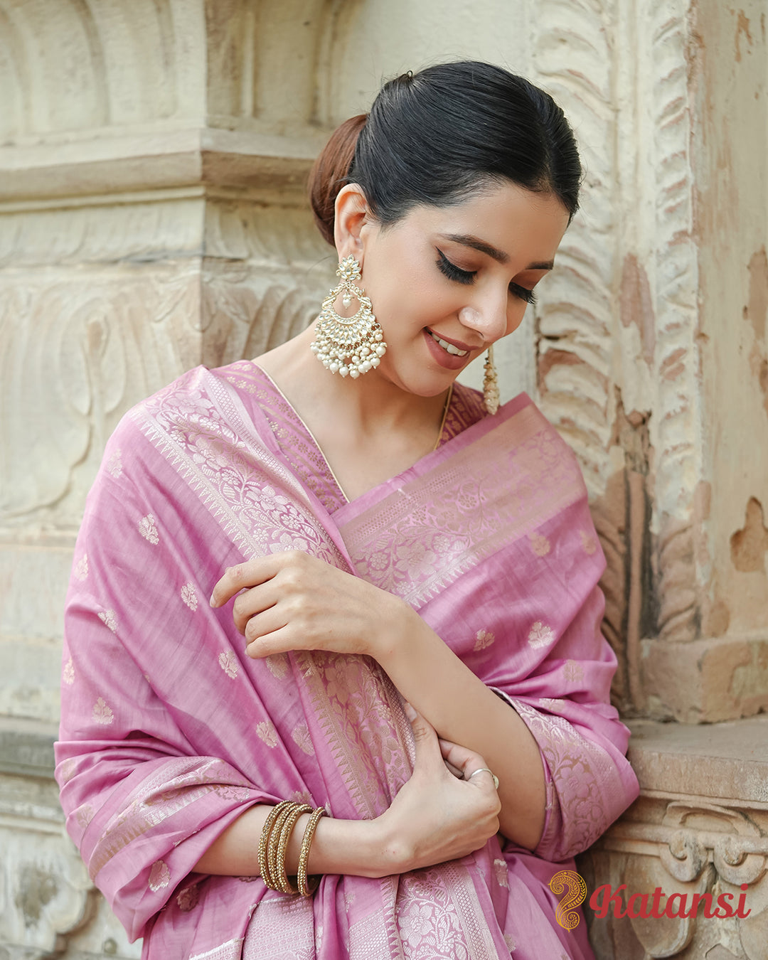 Luminous Pink Prestige Magnificent Sovereign Grace Grandeur Pure Sooti Cotton Saree