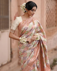 Luxury Edition Pure Banarasi Silk & Tissue Saree with Authentic Zari Rangkat Weave