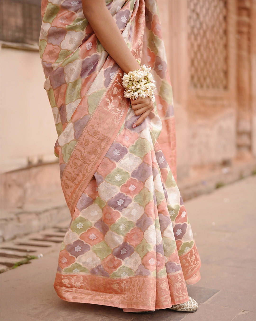 Luxury Edition Pure Banarasi Silk & Tissue Saree with Authentic Zari Rangkat Weave