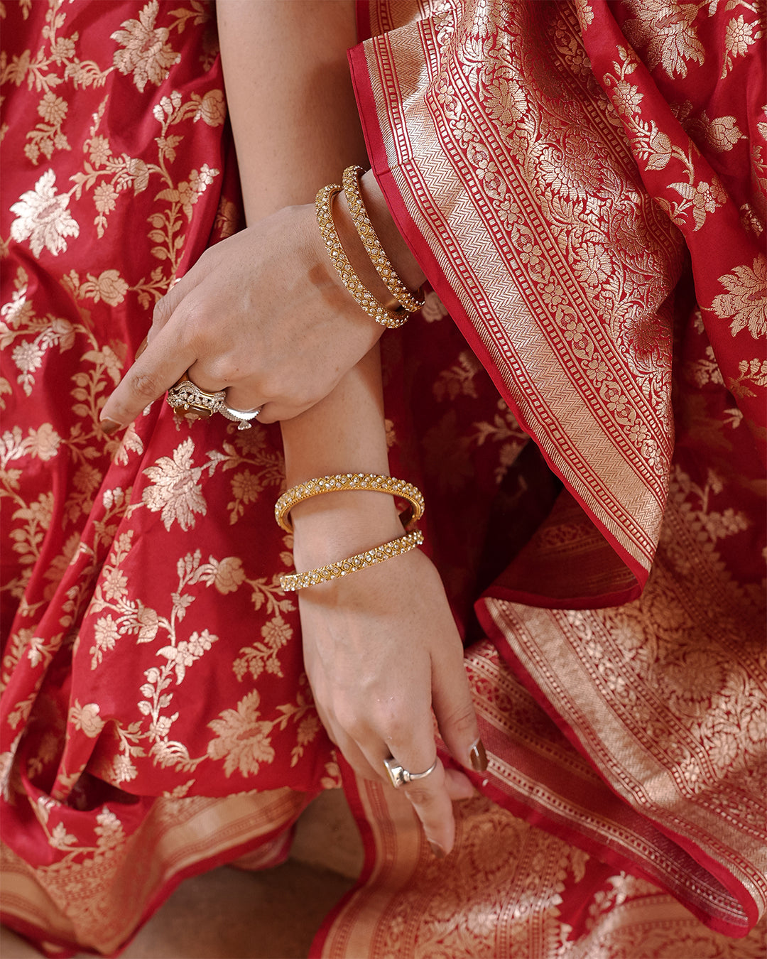 Gulnaar – Handwoven Banarasi Katan
