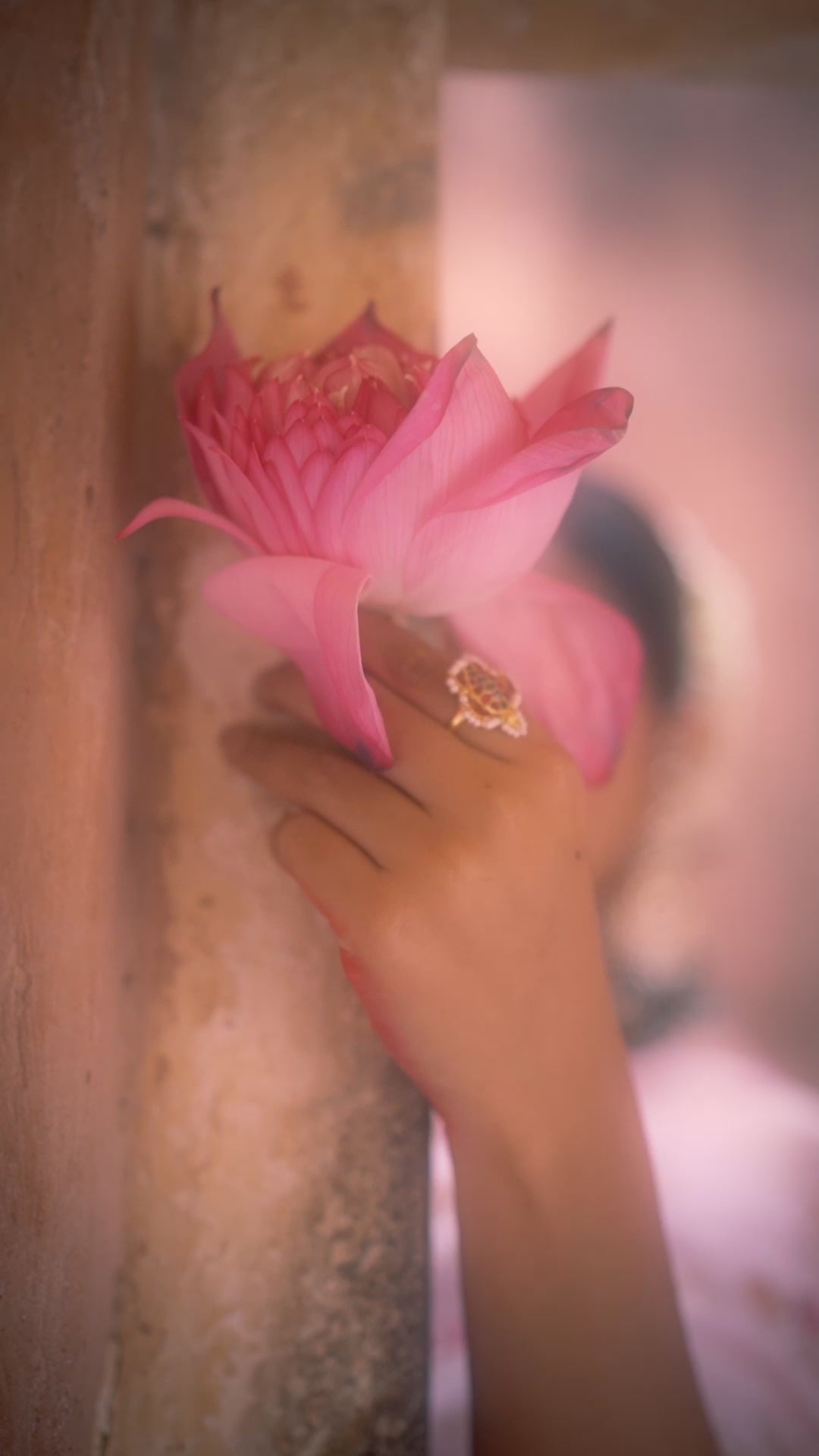 Soft Pink Symphony Pure Banarasi Saree with Pastel Meenakari Detailing