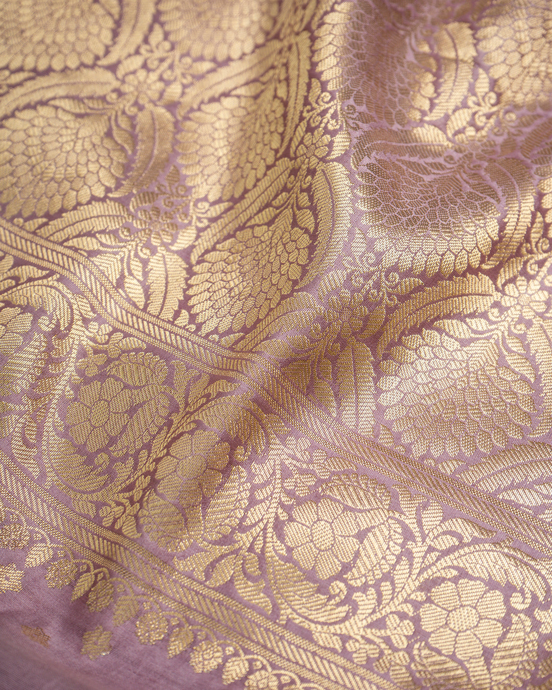 Meenakari Floral Jaal Handwoven Banarasi Saree